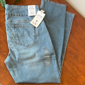 Amanda Stretch Pull-On Jeans Light Blue Wash  CUTE! Gloria Vanderbilt